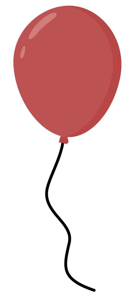 Red Balloon Illustration vector