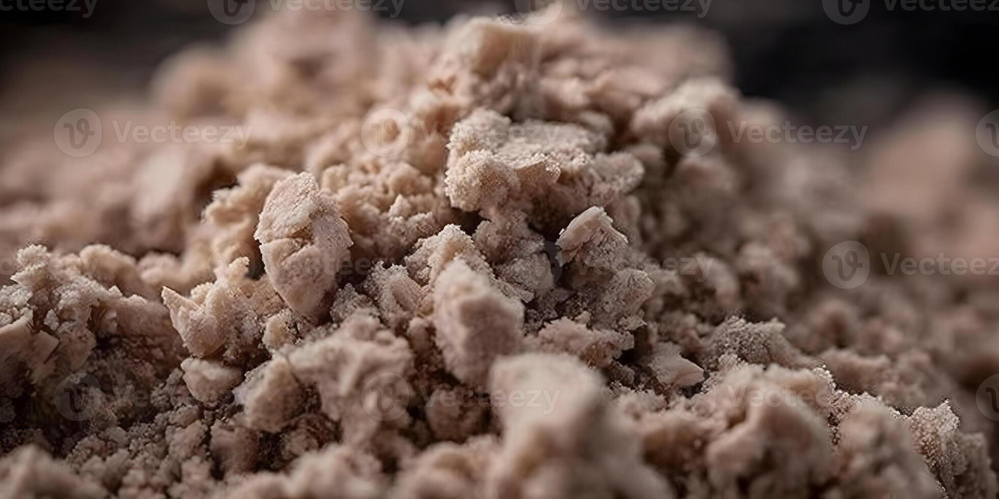 Closeup Brown Granular Substance Texture Detail photo