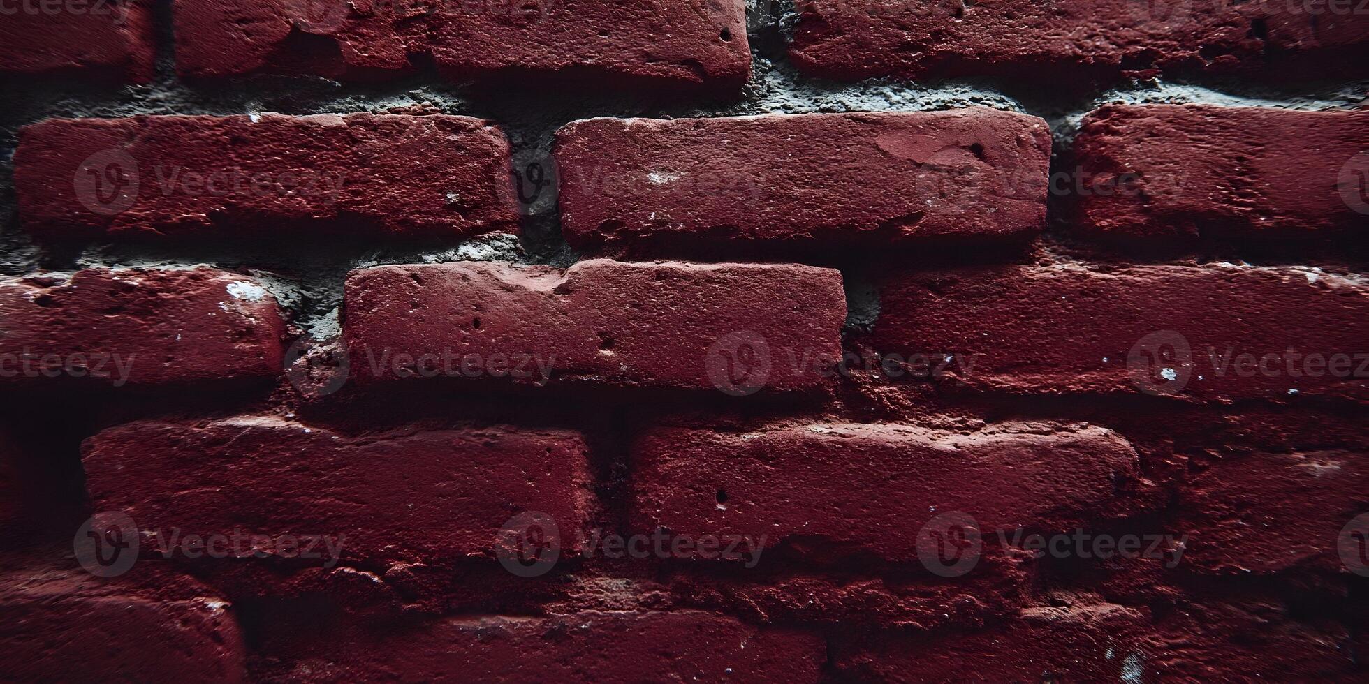 Dark Red Brick Wall Texture Background Old Grunge Masonry Design photo