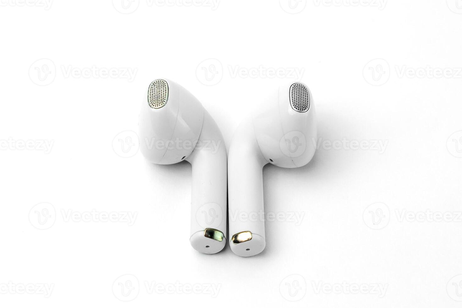 Premium white wireless earbuds with ergonomic design and crystal-clear audio. Lightweight, compact, and perfect for music, calls, gaming, and workouts with noise isolation. photo