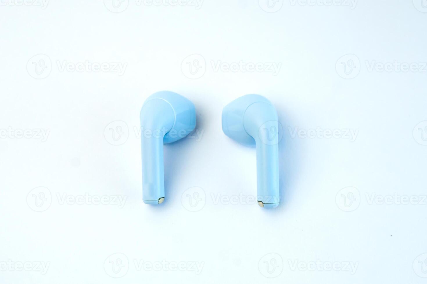 Minimalist blue wireless earbuds with an ergonomic fit and premium sound quality. Designed for music, calls, gaming, and workouts. Compact, lightweight, and noise-reducing. photo