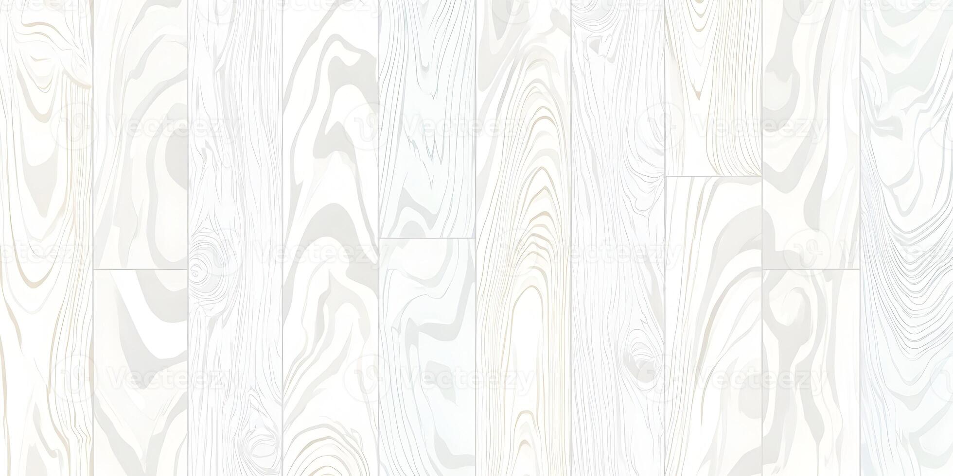 White Wood Planks Seamless Texture Light Wood Grain Background photo