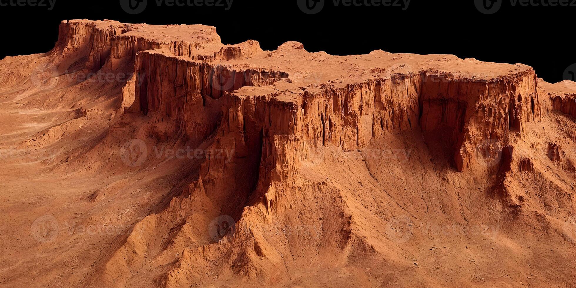 Red Sand Cliff Face Desert Landscape Geology Rock Formation photo