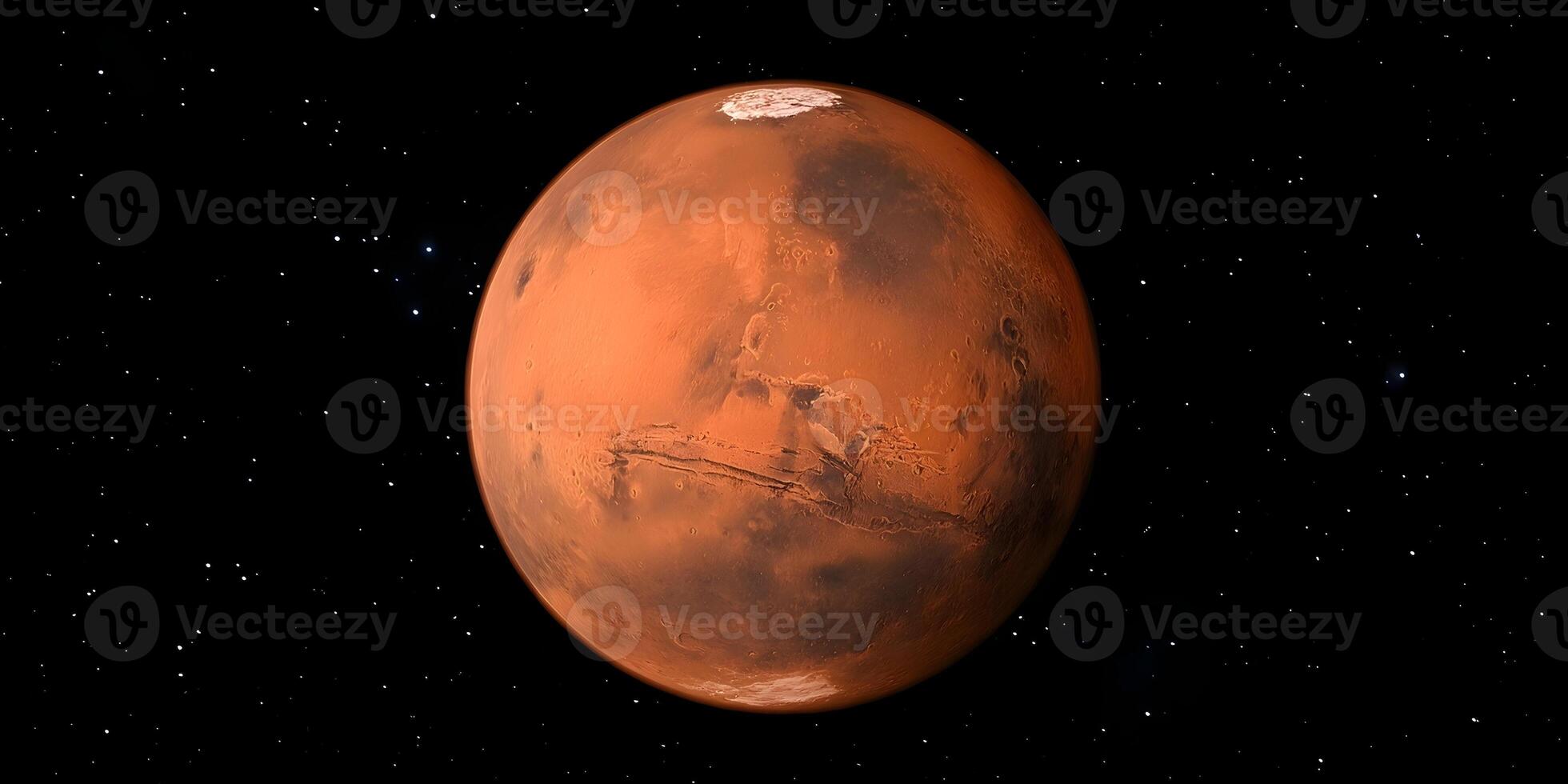 Detailed Mars Planet Surface Red Planet Space Exploration Astronomy photo
