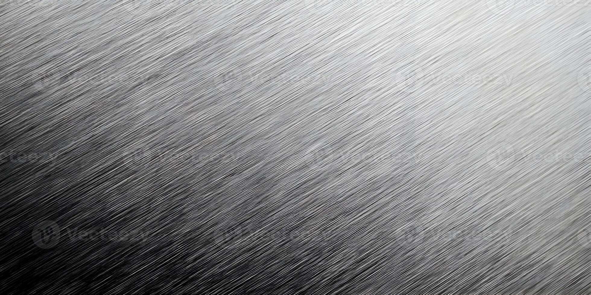 Brushed Metal Texture Diagonal Lines Grey Steel Background photo
