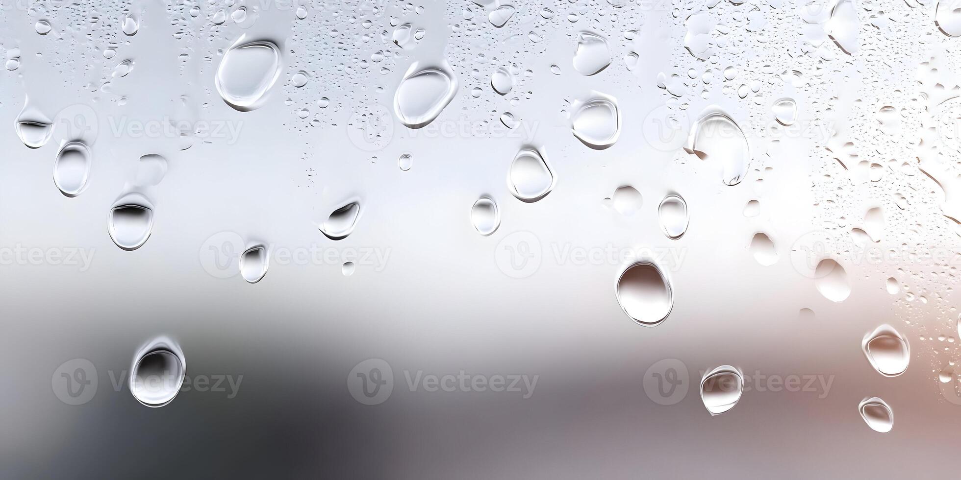 Water Droplets on Glass Closeup Macro Photography Rain Drops Texture photo