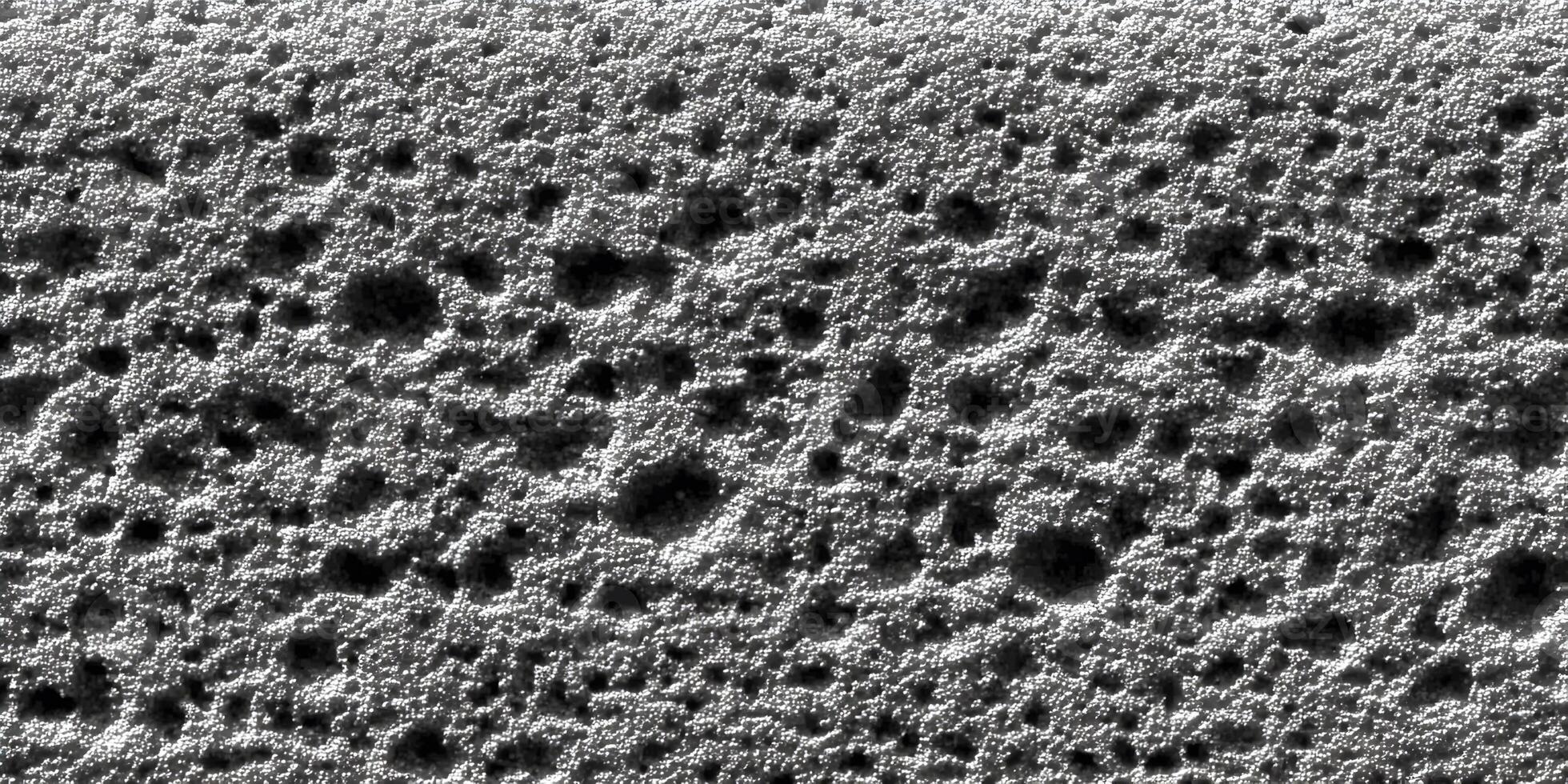Abstract Gray Bubbly Texture Background Grey Granular Surface Closeup Detailed Microstructure Seamless Pattern photo