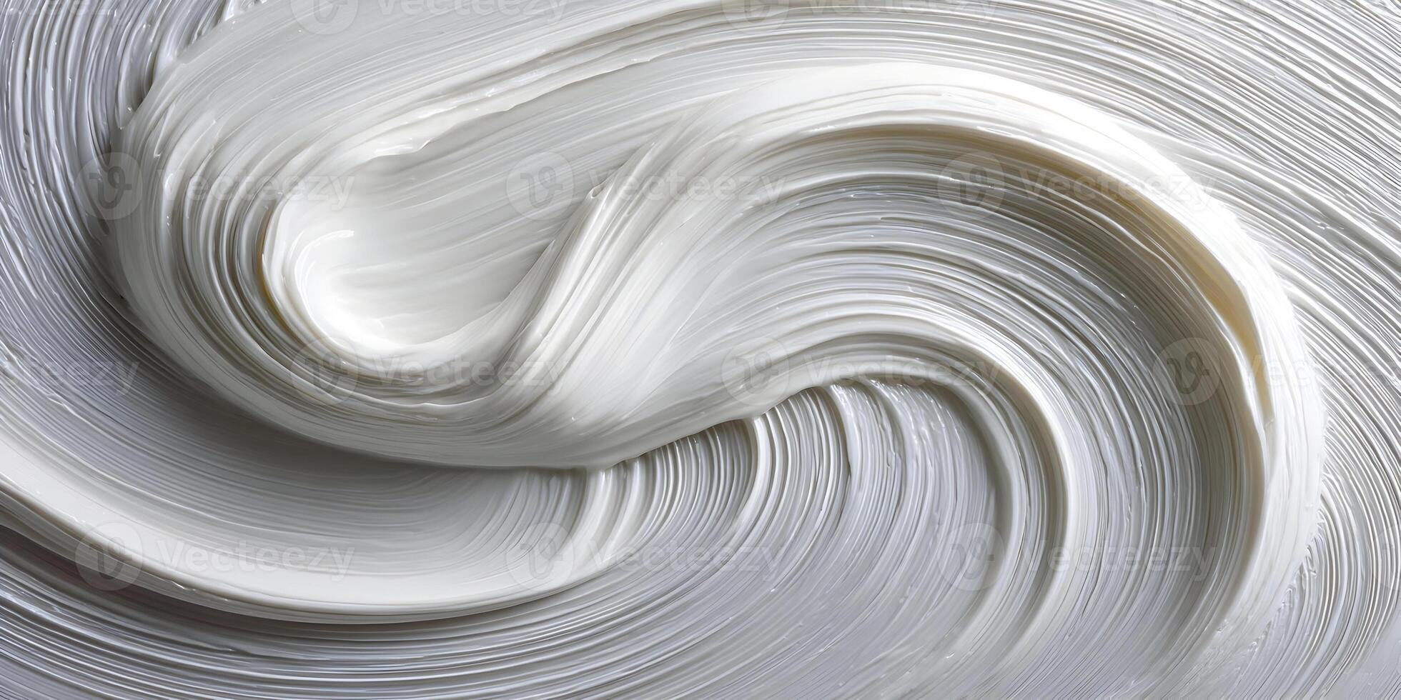 Creamy White Swirl Abstract Background Texture photo