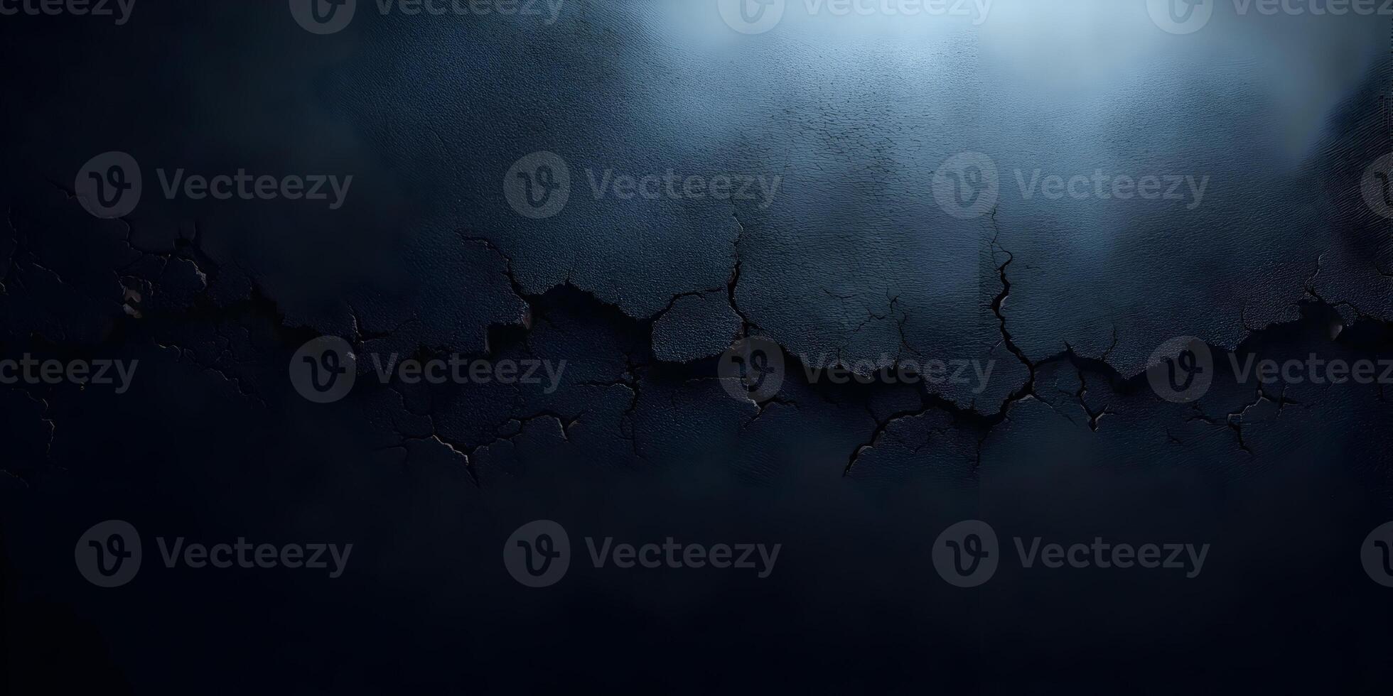 Dark Cracked Texture Background Grunge Wall Surface Design Element photo