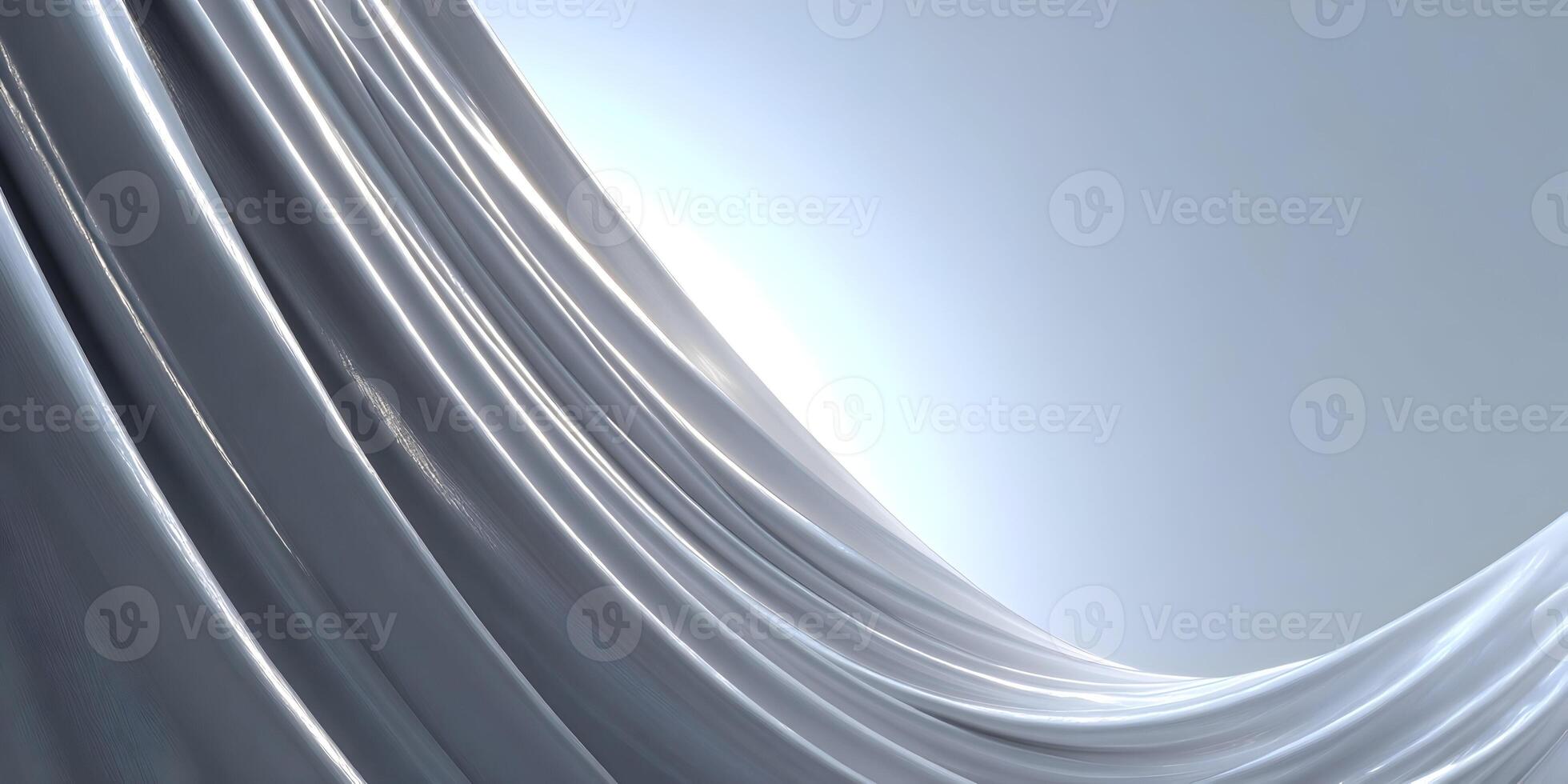 Abstract Silver Fabric Drape Soft Elegant Background photo
