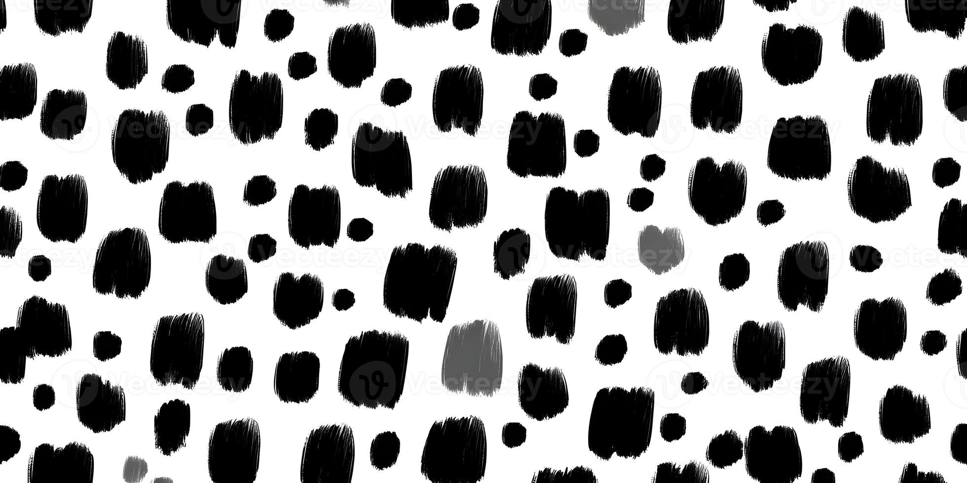 Abstract Black and Gray Brush Strokes Seamless Pattern photo