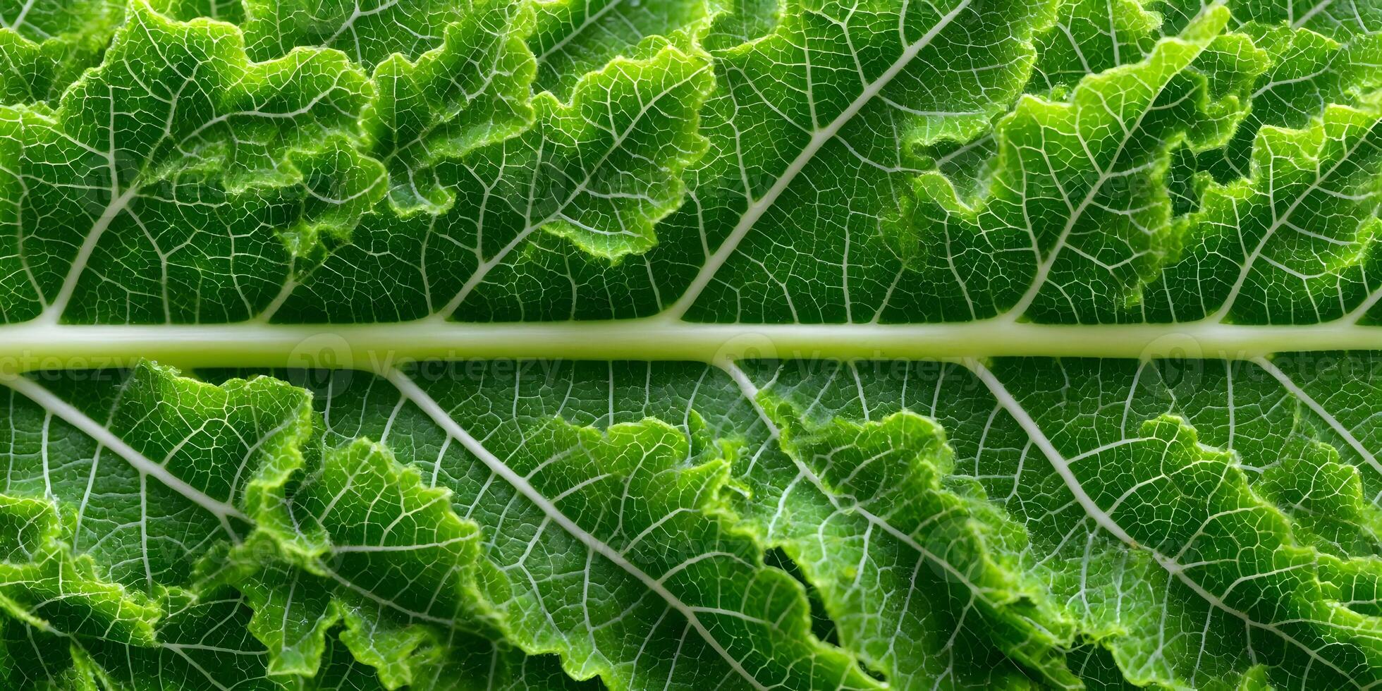 Closeup Green Leaf Texture Detailed Vein Structure Nature Photography photo