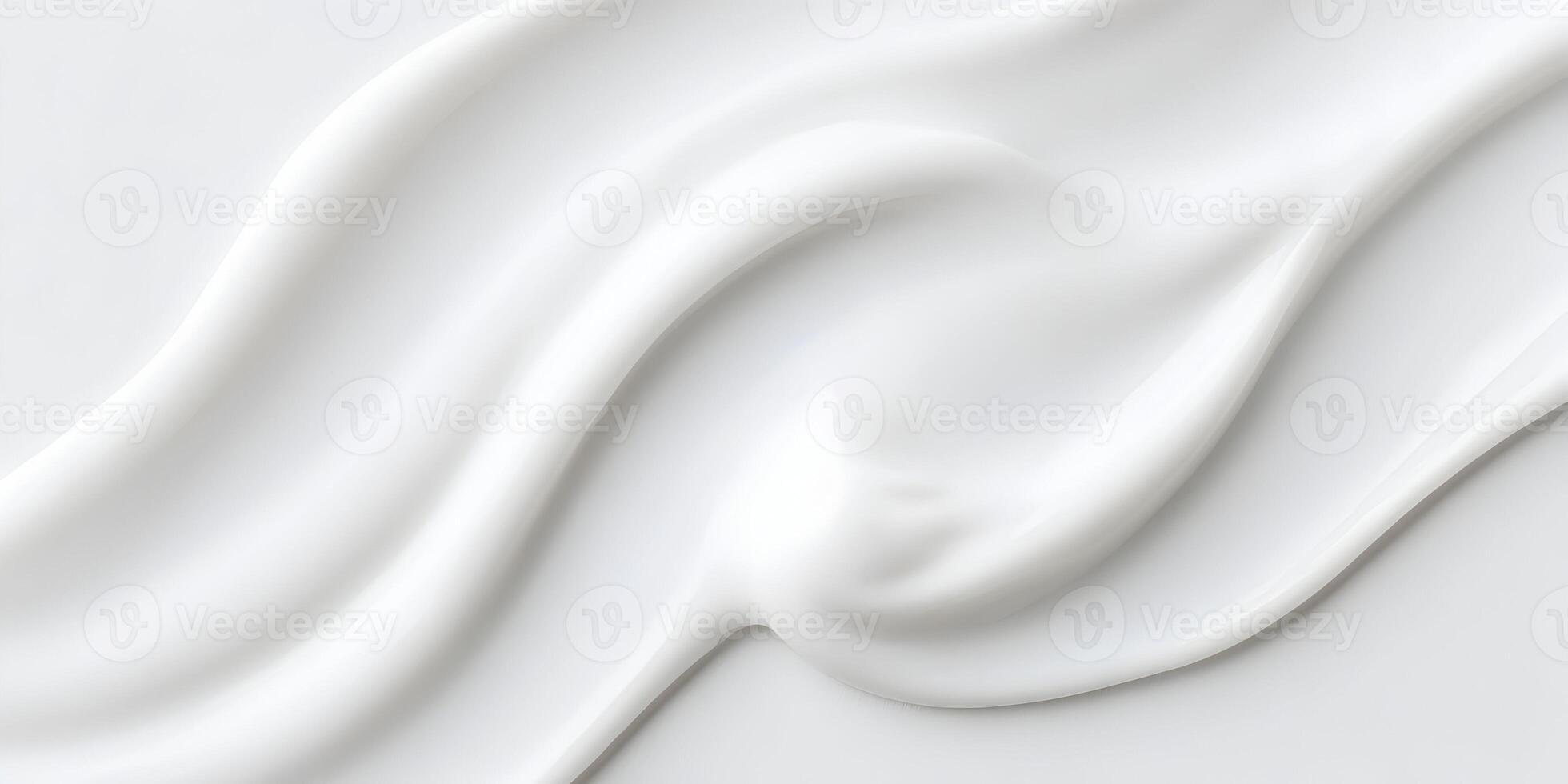 White Cream Swirl Texture Smooth Cosmetic Lotion Background photo