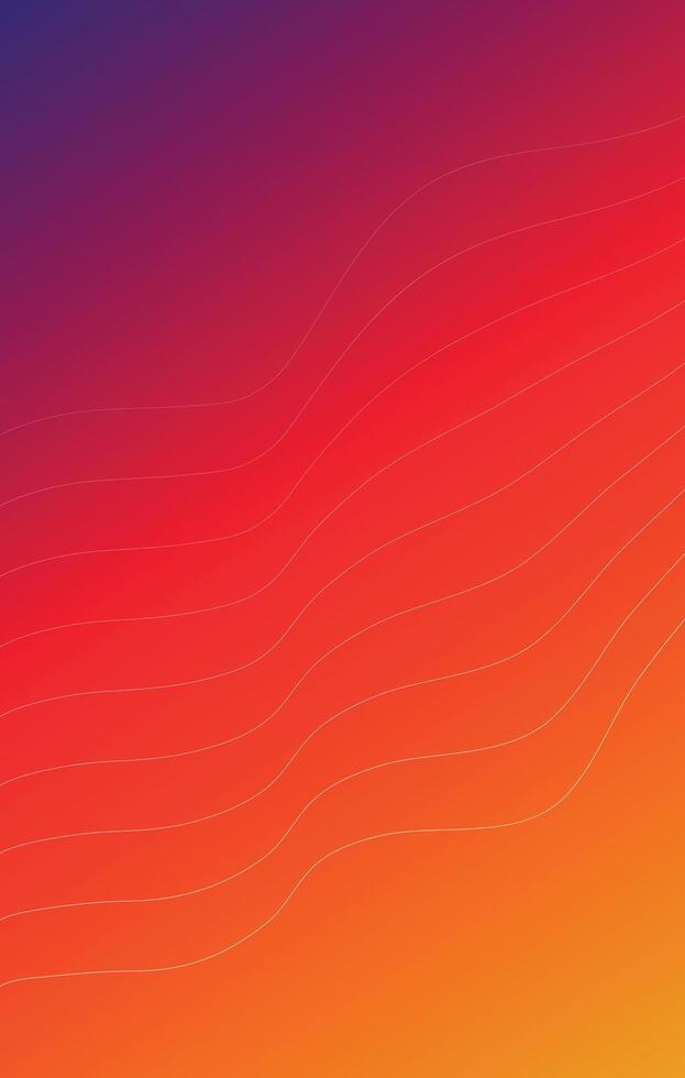 Abstract Gradient with Flowing Lines vector