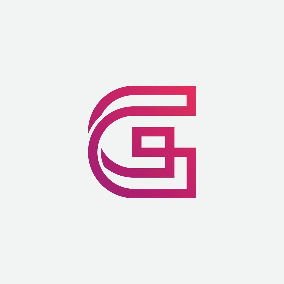Initial Letter G Logo Template Illustration Design. vector