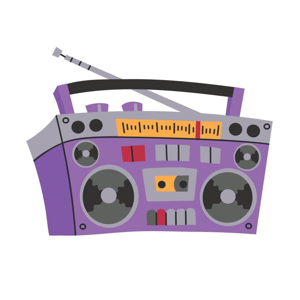 Retro Boombox 2 icon clipart avatar logotype isolated illustration vector