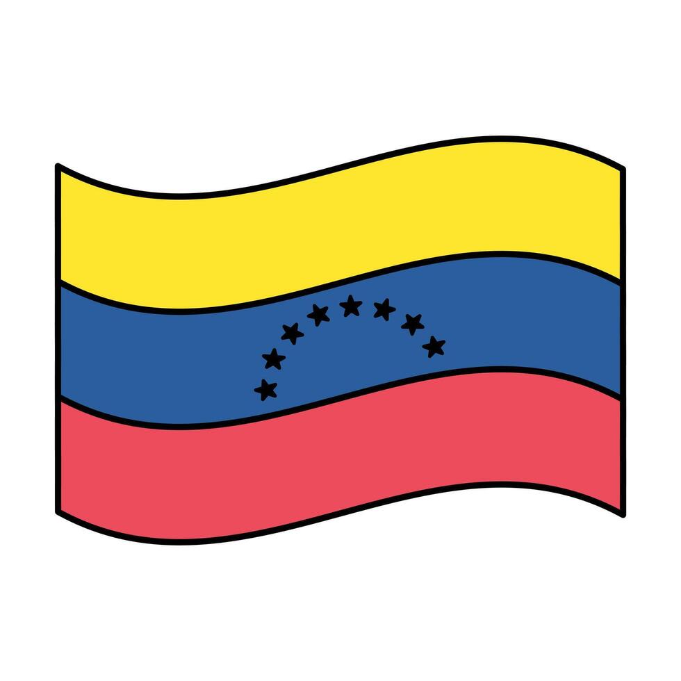 venezuela flag icon element illustration vector