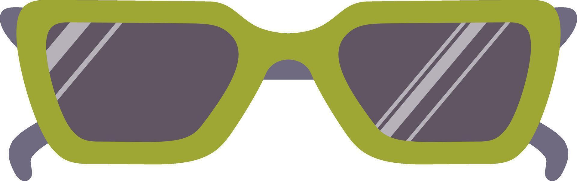 Sunglasses, eyewear sun protection. Hand drawn illustration. vector