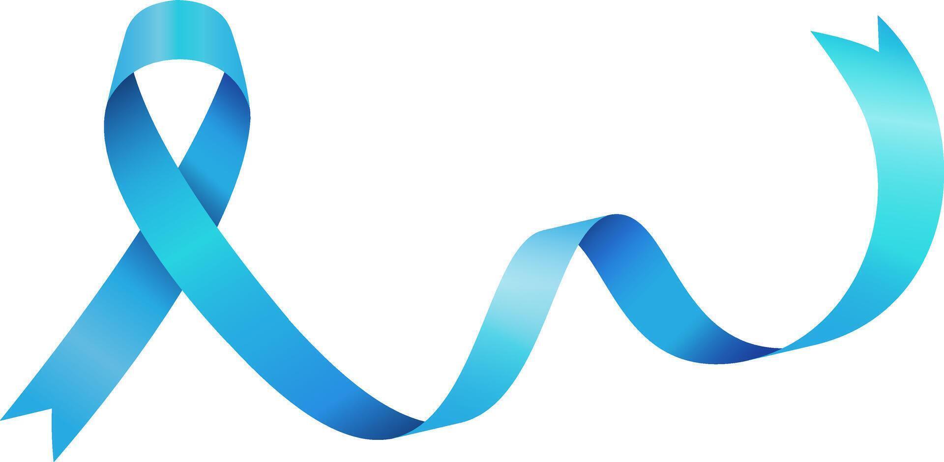 Blue wave ribbon with strip waves template vector