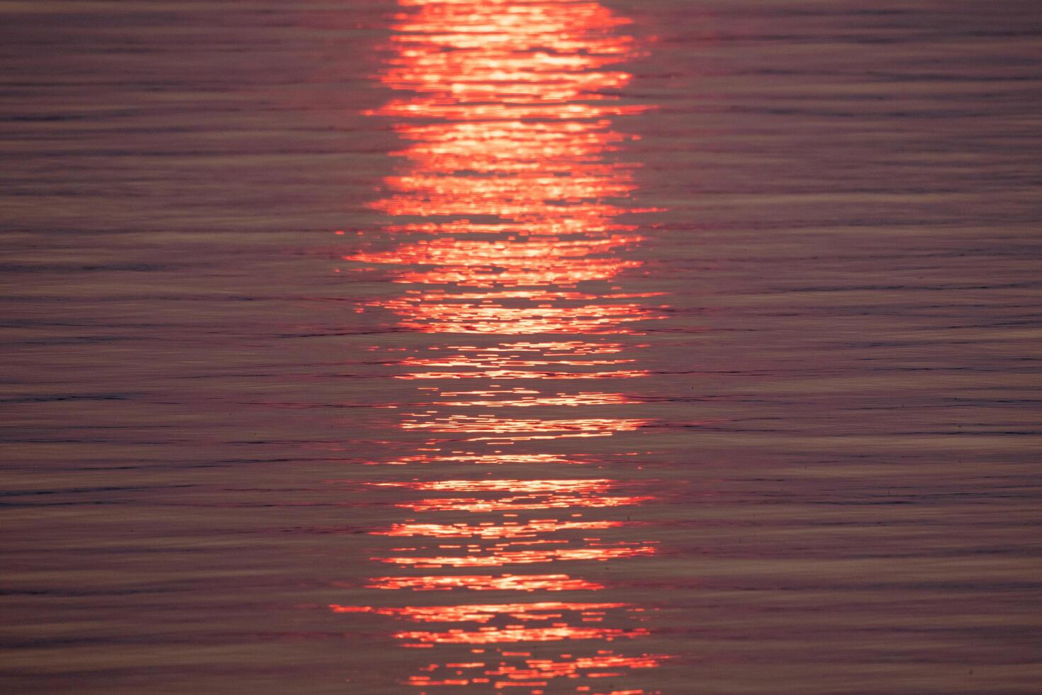 A Vibrant Sunset Reflection on Tranquil Waters photo