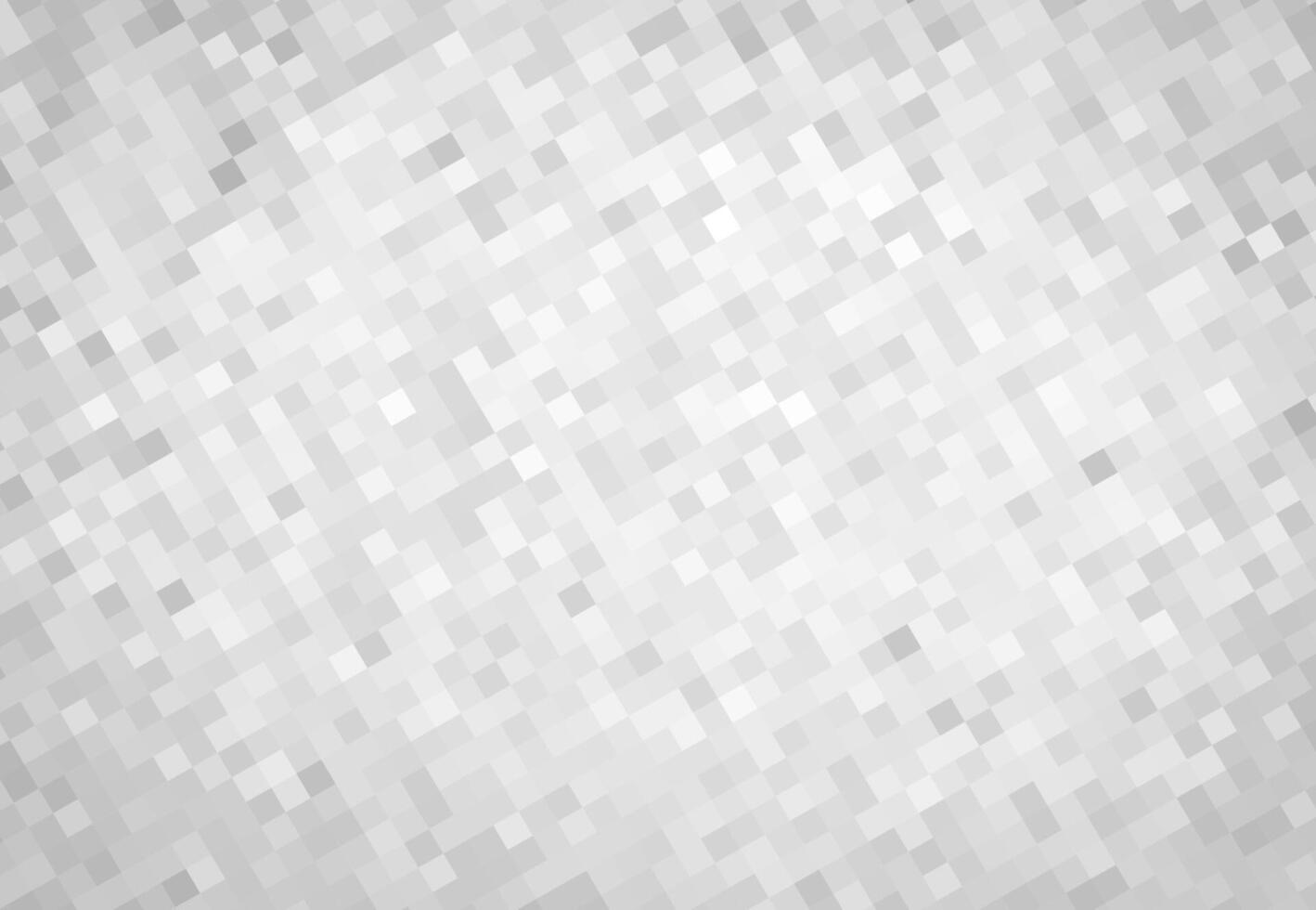 Abstract gray square mosaic background with subtle geometric pattern. Pixel vignette backdrop. vector