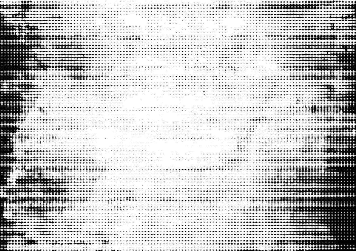 Abstract halftone texture with black and white gradient pattern. Grunge motion dotted texture with horizontal dot lines vector