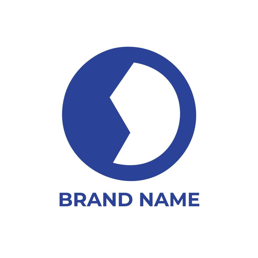 Modern logo design abstract brand identity vector