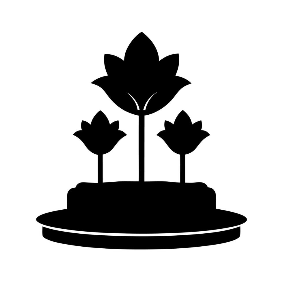 Centerpiece Black Vectors Silhouette Clip Art