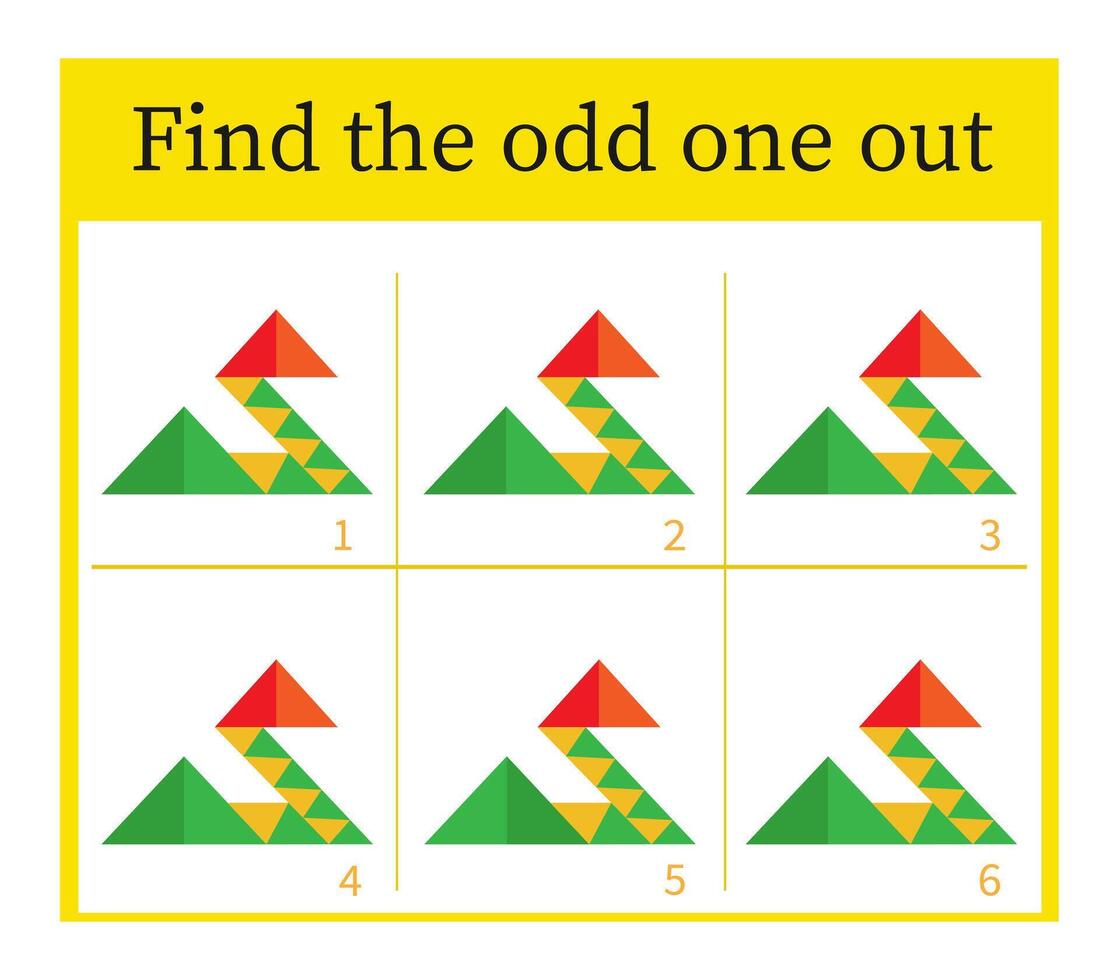Puzzle game for kids. Task for development of attention and logic. Cartoon bird. vector