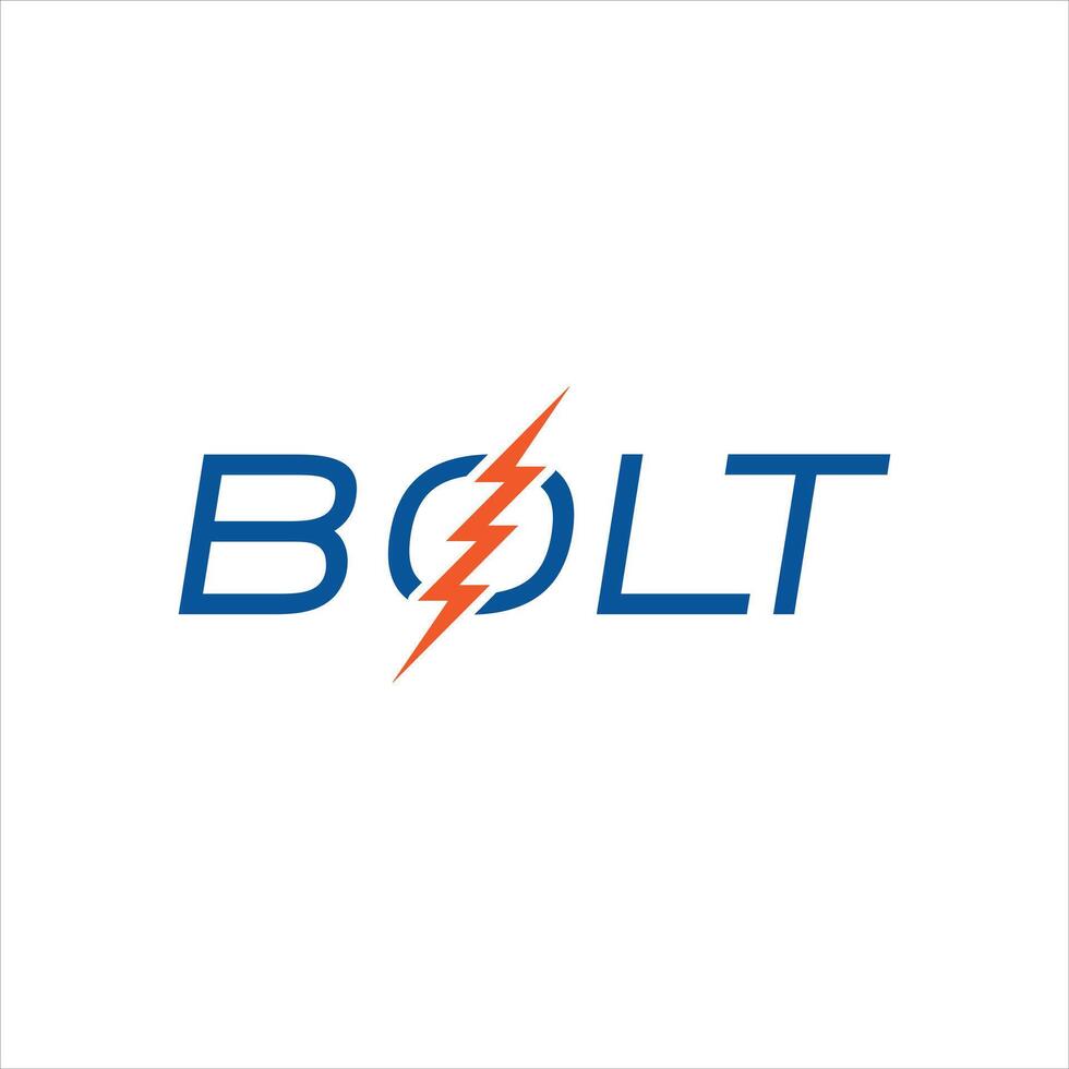 BOLT Logo with lightning vector