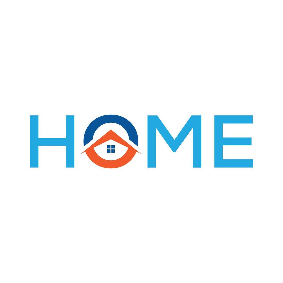Modern Home Logo Design Real Estate Emblem vector