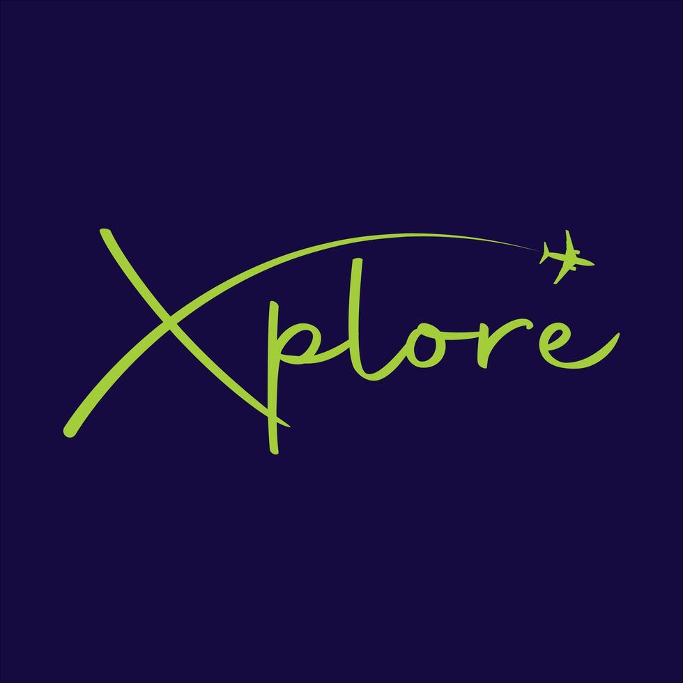 Xplore Travel Logo vector
