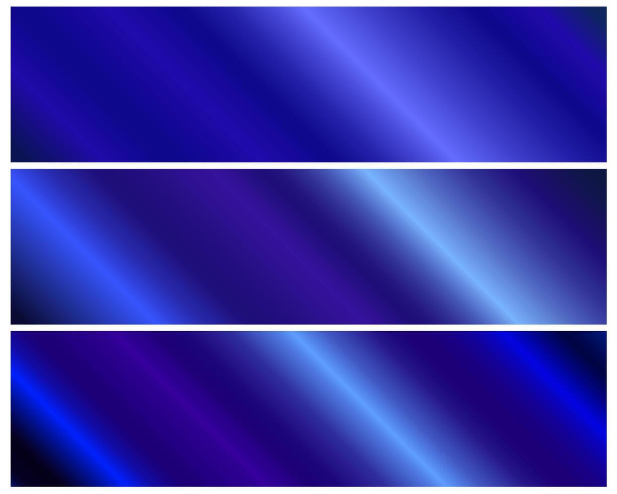 collection,Blue metallic gradient template set. blue metal gradient collection. illustration. vector