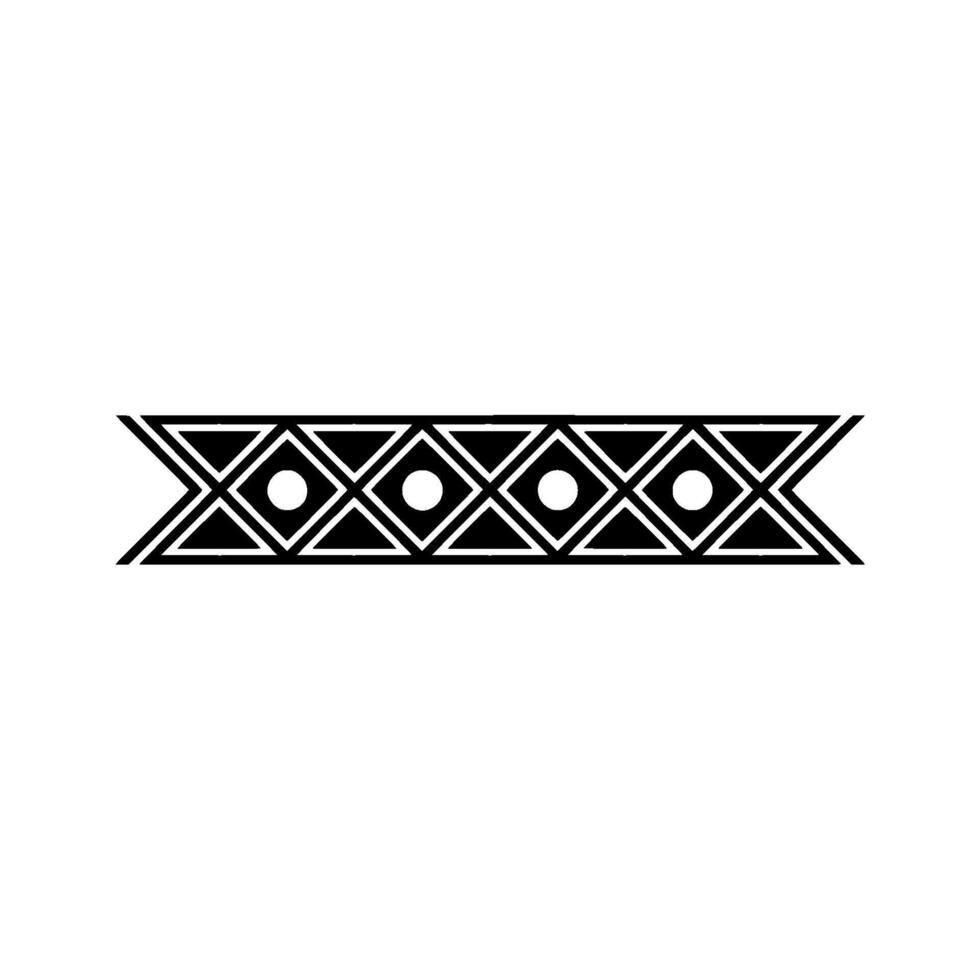 Geometric Black White Pattern, Modern Minimalist Element vector