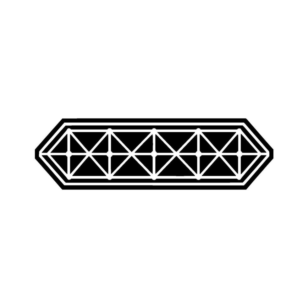 Geometric Black White Abstract Element vector