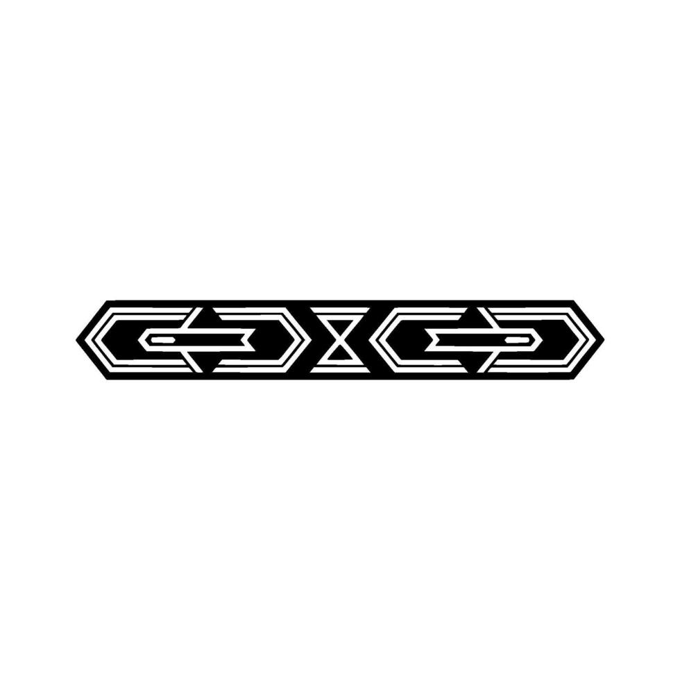Minimalist Geometric Art Deco Pattern on White Background vector