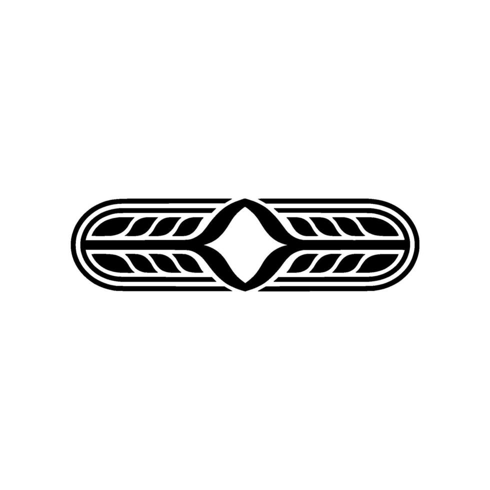 Minimalist Black and White Geometric Pattern vector