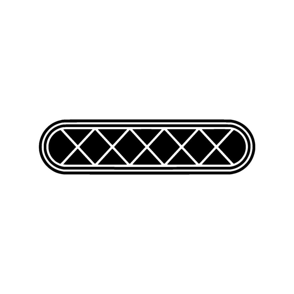 Minimalist Geometric Element Black White Diamond Grid vector