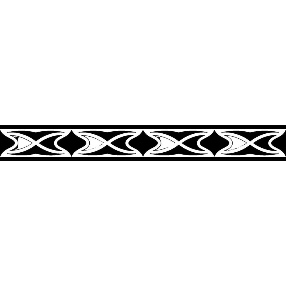 Minimalist Geometric Border on White, , Decorative Element vector