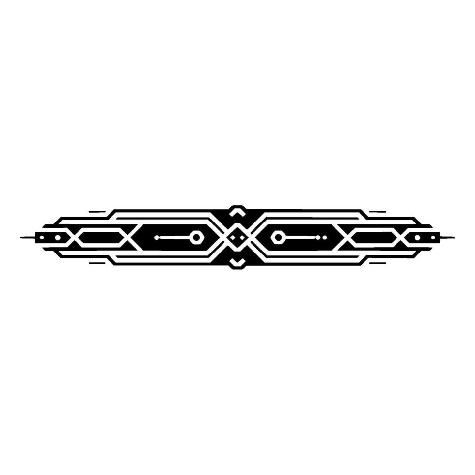 Minimalist Geometric Banner Techinspired Black White vector