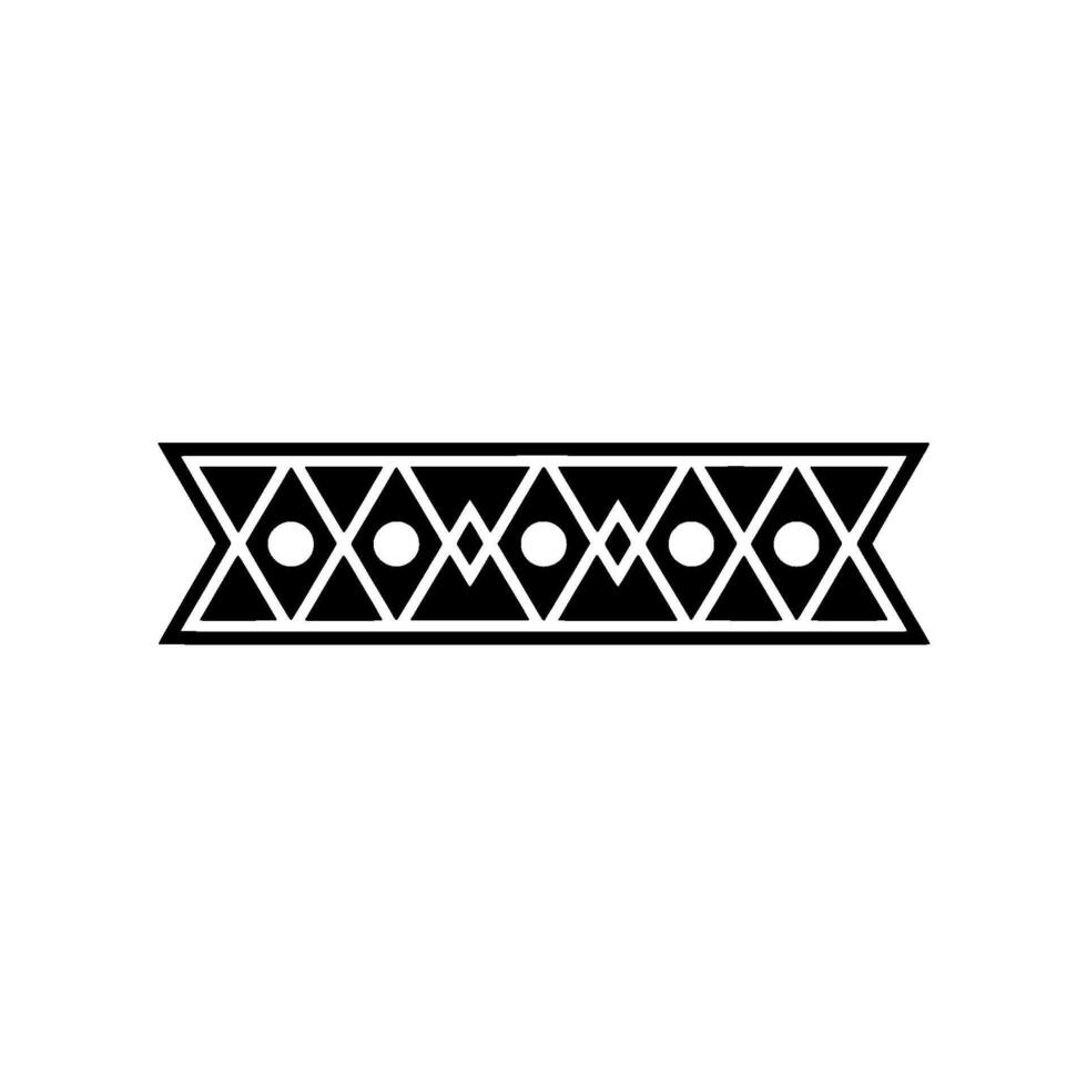Geometric Black Pattern on Light Gray Background vector