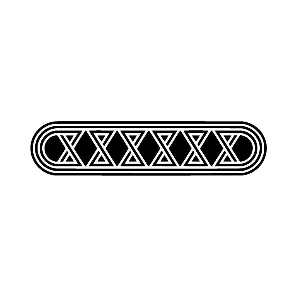 Minimalist Black and White Geometric Banner vector