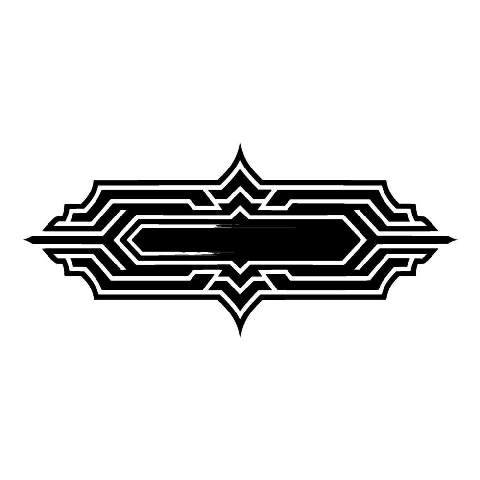 Geometric Art Deco on White Background - Art deco vector