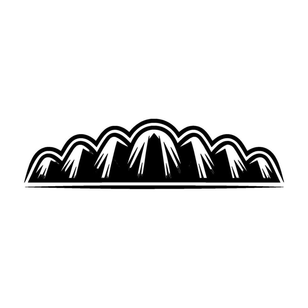 Mountain Range - Clean, Minimalist vector