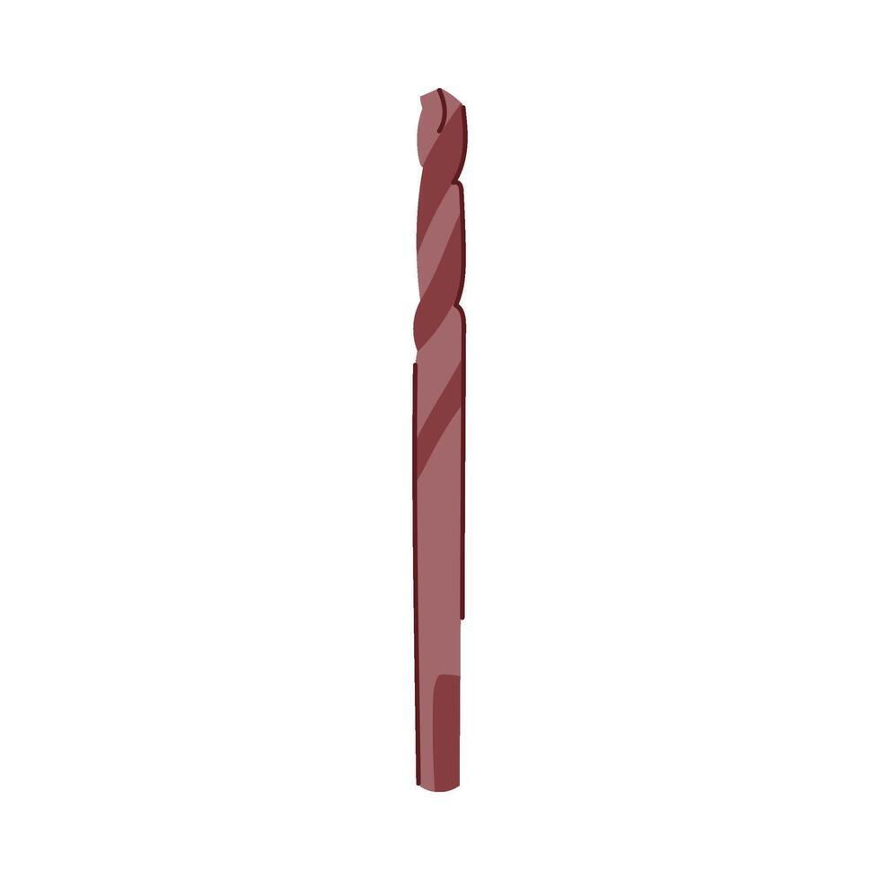 drill spade bit cartoon element vector