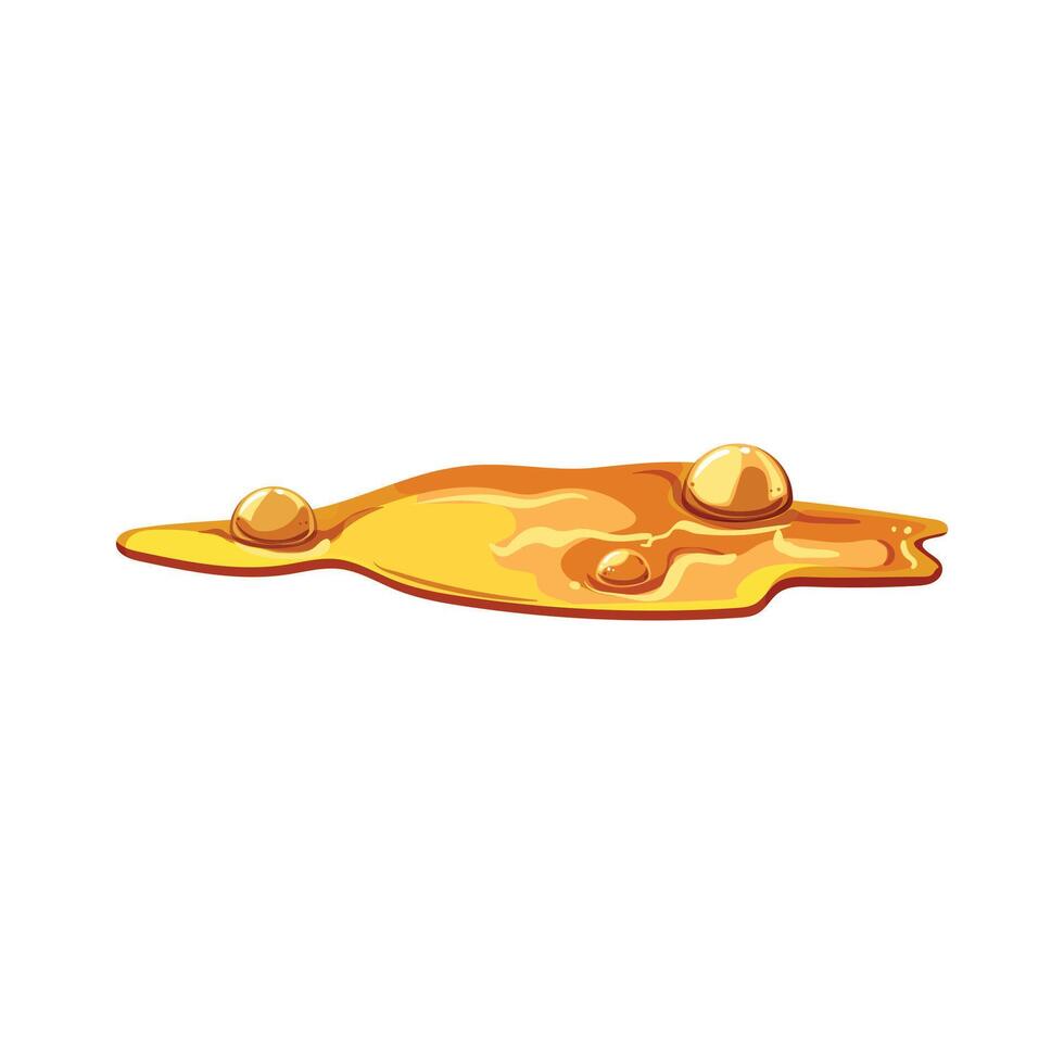 lava magma puddle cartoon element object vector