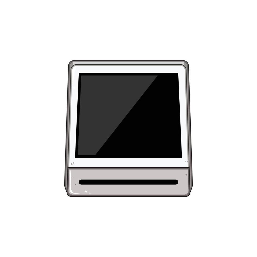 air pollution quality monitor cartoon element object vector