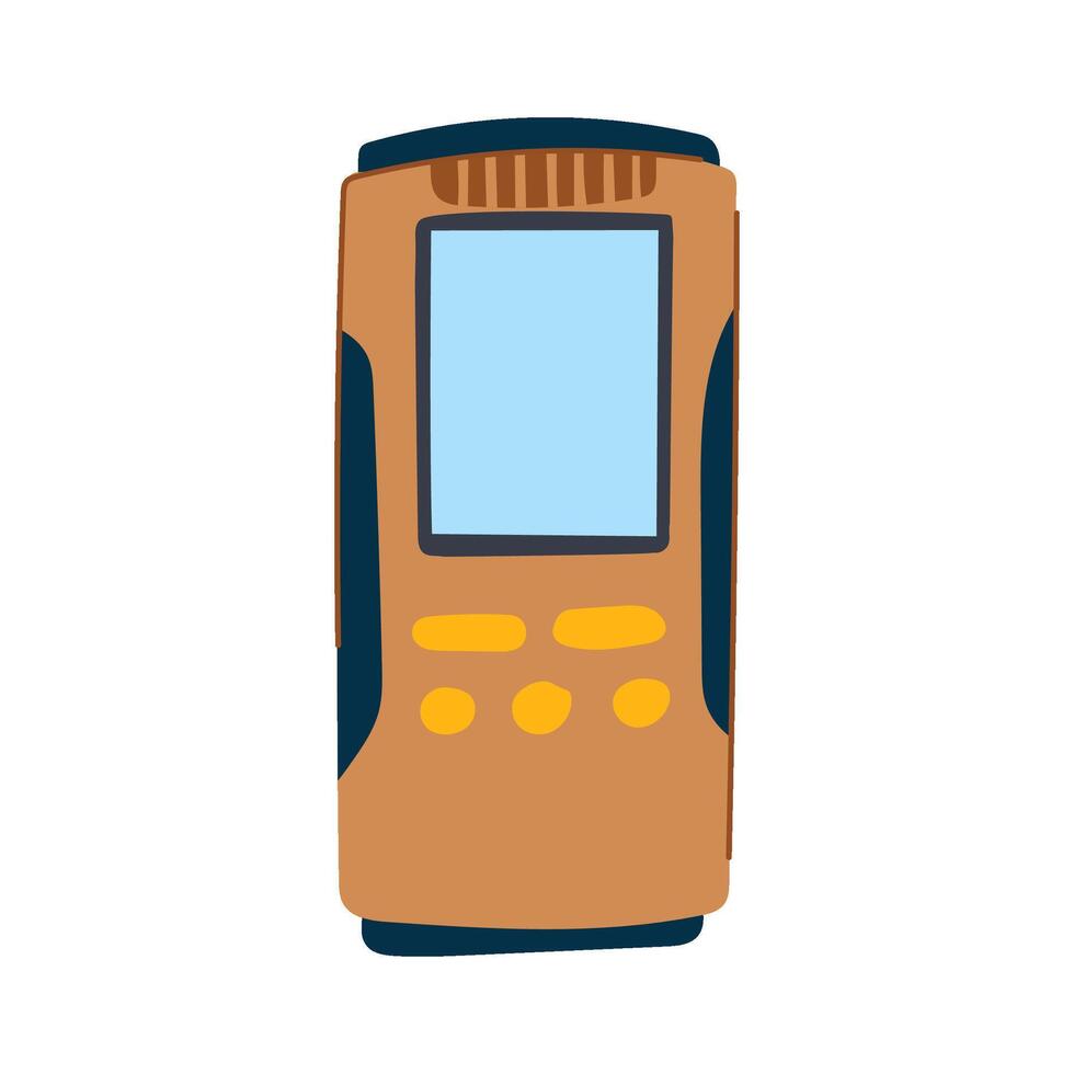 air calibration quality monitor cartoon element vector