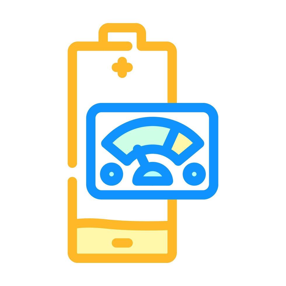 low voltage color icon illustration vector