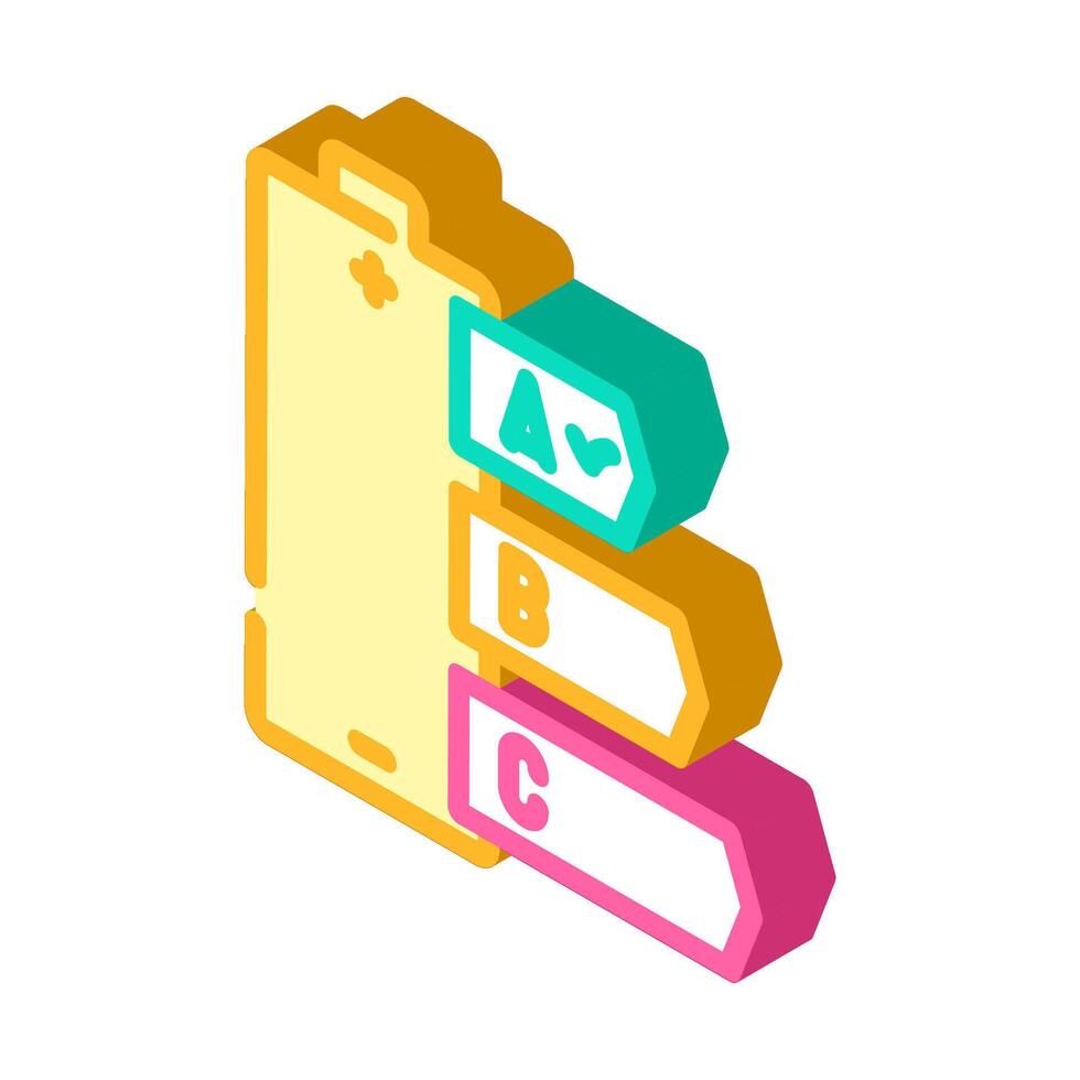 low energy consumption isometric icon illustration vector